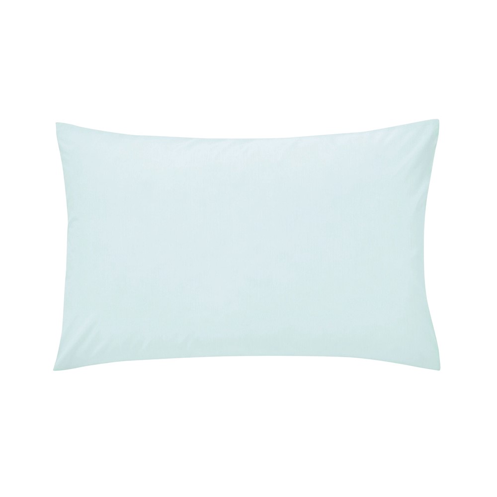 Plain Dye Housewife Pillowcase by Helena Springfield in Duck Egg